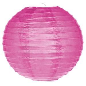 10 Inch Fuchsia Paper Lantern