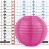 10 Inch Fuchsia Paper Lantern