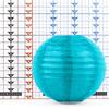 10 Inch Dark Turquoise Paper Lantern