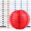 10 Inch Red Paper Lantern