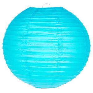 12 Inch Turquoise Paper Lantern