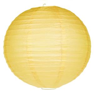 12 Inch Yellow Paper Lantern