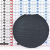 12 Inch Black Paper Lantern