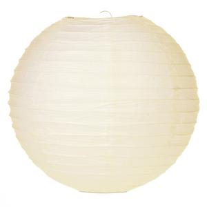 14 Inch Cream Paper Lantern