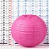 14 Inch Fuchsia Paper Lantern