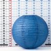 14 Inch Blue Paper Lantern