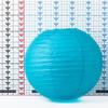 14 Inch Dark Turquoise Paper Lantern