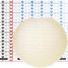 16 Inch Cream Paper Lantern