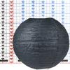 16 Inch Black Paper Lantern