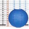 10 Inch Dark Blue Paper Lantern