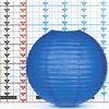 12 Inch Dark Blue Paper Lantern