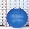 14 Inch Dark Blue Paper Lantern