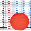 8 Inch Coral Paper Lantern