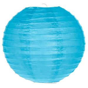 10 Inch Turquoise Paper Lantern
