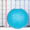 14 Inch Turquoise Paper Lantern