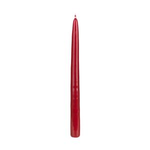 10″ Burgundy Taper Candles