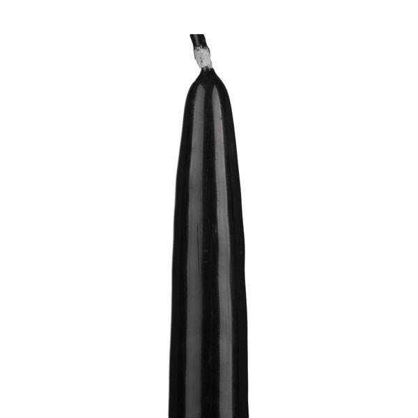 10″ Black Taper Candles