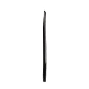 15″ Black Taper Candles