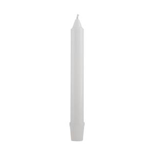 8 Inch White Formal Taper Candle