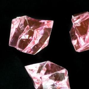 Pink Acrylic Crushed Ice Decorative Gems