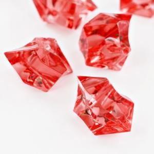 Red Acrylic Crushed Ice Decorative Gems