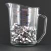 Metallic Silver Acrylic Crushed Ice Decorative Gems