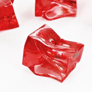 Red Acrylic Jumbo Ice Decorative Gems