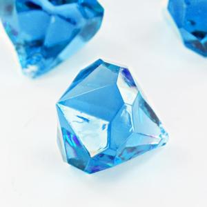 Bright Blue Acrylic Large Diamonds Decorative Gems