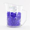 Deep Blue Acrylic Faceted Hearts Decorative Gems
