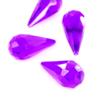 Purple Acrylic Teardrop Diamonds Decorative Gems