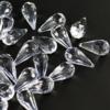 Clear Acrylic Teardrop Diamonds Decorative Gems