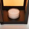 Rough Roadhouse Enclosed Candle Holder - Amber Glass Road House