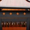 Rough Roadhouse Enclosed Candle Holder - Amber Glass Road House