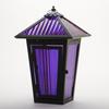 Rough Roadhouse Enclosed Candle Holder - Purple Glass Road House