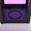 Rough Roadhouse Enclosed Candle Holder - Purple Glass Road House