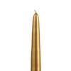 12 Inch Metallic Gold Taper Candle