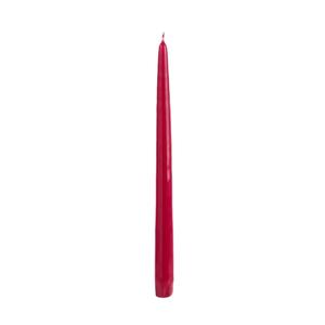12 Inch Cranberry Taper Candle
