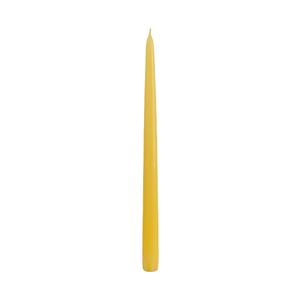 12 Inch Yellow Taper Candle
