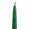 12 Inch Dark Green Taper Candle