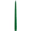 12 Inch Dark Green Taper Candle