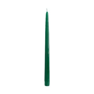 12 Inch Holiday Green Taper Candle