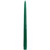 12 Inch Holiday Green Taper Candle