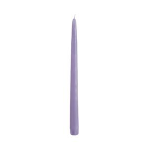 12 Inch Pale Lavender Taper Candle