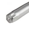 12 Inch Metallic Silver Taper Candle