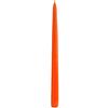 12 Inch Orange Taper Candle