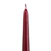 12 Inch Burgundy Taper Candle