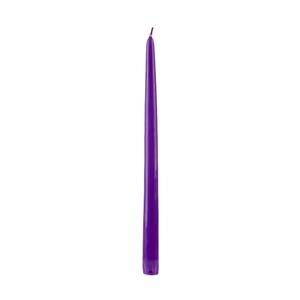 12 Inch Purple Taper Candle