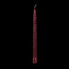 12 Inch Metallic Pomegranate Twist Swirl Taper Candle