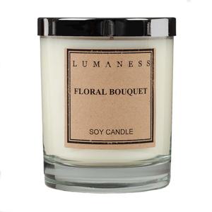 Floral Bouquet Scented Soy Candle by Lumaness