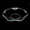 Clear Glass Bobeche Wavy Serrated Rim